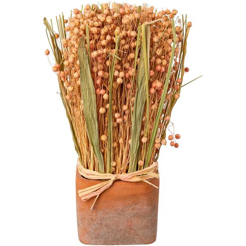 Trockenblume CREATIV HOME "Trockenblumen imTopf", rosa, B:10cm H:30cm, Kunstpflanzen