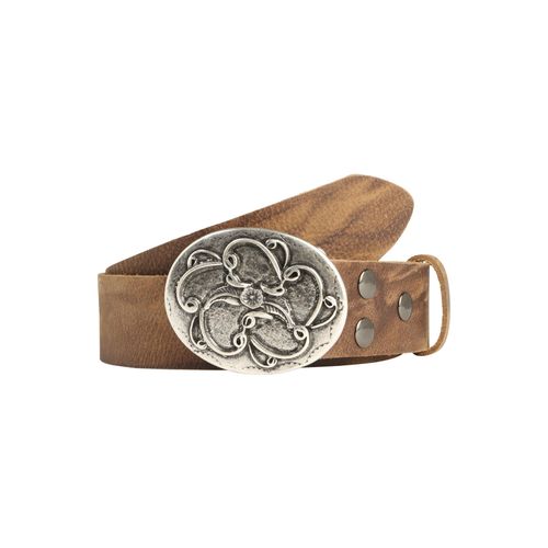 Ledergürtel, Damen, Gr. 95, braun (cognac), Leder, RETTUNGSRING BY SHOWROOM 019, Gürtel