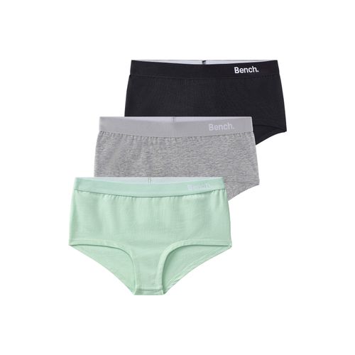 Panty BENCH., Kinder, Gr. 122/128, mint, schw, gr, Jersey, Obermaterial: 92% Baumwolle, 8% Elasthan, körpernah, Unterhosen, mit weichen Taillenbündchen