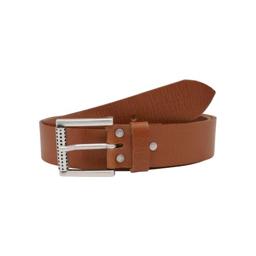 Ledergürtel ANNAMATONI, Damen, Gr. 100, braun (cognac), Büffelleder, unifarben, klassisch,modisch,sportlich, Gürtel, Rustikaler Herrengürtel