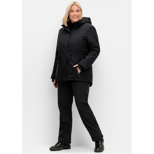 Funktionsjacke SHEEGO, Damen, Gr. 48, schwarz, 94% Polyester, 6% Elasthan, Jacken