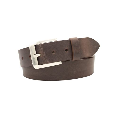 Ledergürtel ANNAMATONI, Damen, Gr. 100, braun, Rindsleder, unifarben, klassisch,modisch, Gürtel, in Used-Optik