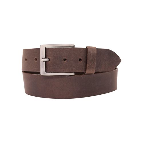 Ledergürtel ANNAMATONI, Damen, Gr. 105, braun (dunkelbraun), Leder, casual,klassisch,modisch, Gürtel