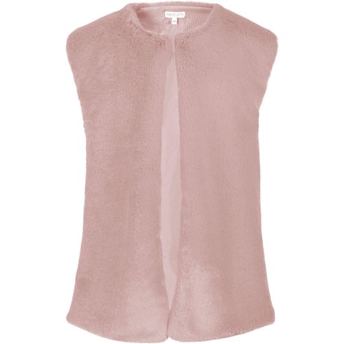 Plüschweste HAPPY GIRLS, Mädchen, Gr. 122, rosa, Plüsch, Obermaterial: 100% Polyester. Futter: 100% Polyester, unifarben, modisch, regular fit hüftbedeckend, Rundhals, Westen, mit kleinem Knopfverschluss am Hals
