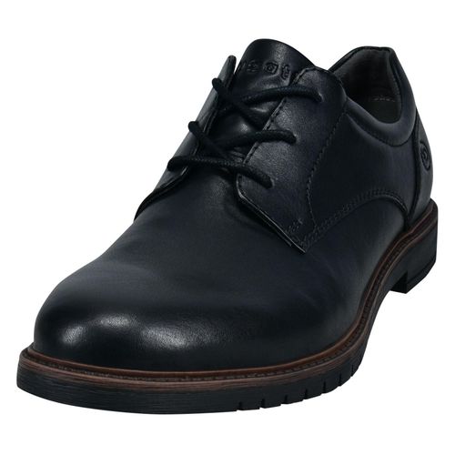 Schnürschuh BUGATTI, Herren, Gr. 44, schwarz, Synthetik, casual, Schuhe, Festtagsschuh, Anzugschuh, Business Schnürer mit griffiger Profilsohle