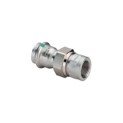 Viega Verschraubung mit SC Sanpress Inox 2362 in 15mm x Rp1/2 Edelstahl 437459