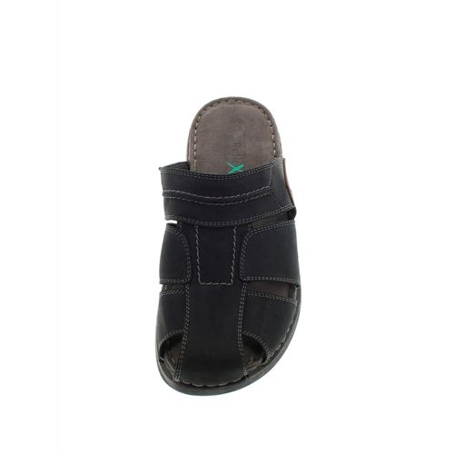 Clog REFLEXAN, Herren, Gr. 41, schwarz, Glattleder, sportlich, Schuhe