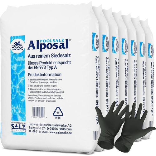 7x Alposal Poolsalz | Sack (25 kg) - B0845PBHC6