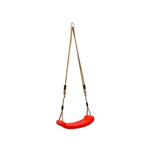 Kinder Brettschaukel 43x17,5cm 80 kg Gartenschaukel Brettschaukel Schaukelsitz Rot