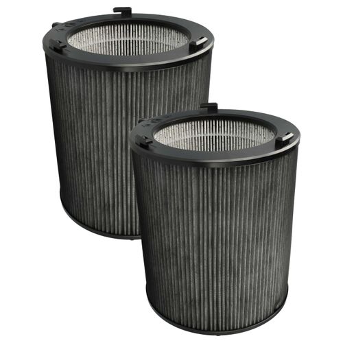 vhbw 2x Luftilter kompatibel mit Ideal Luftreiniger - Kombifilter Vorfilter + HEPA + Aktivkohle