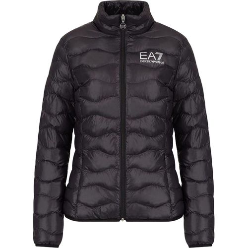 EA7 Schwarze Jacke mit Logo – L