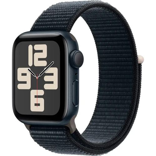 Apple Watch Series SE 2 (2022) GPS 40 mm - Aluminium Mitternacht - Sport loop Schwarz
