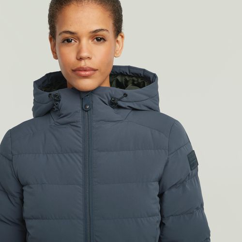 G-STAR Steppjacke »Foundation Padded Long«, mit Kapuze, leicht tailliert, lang geschnitten