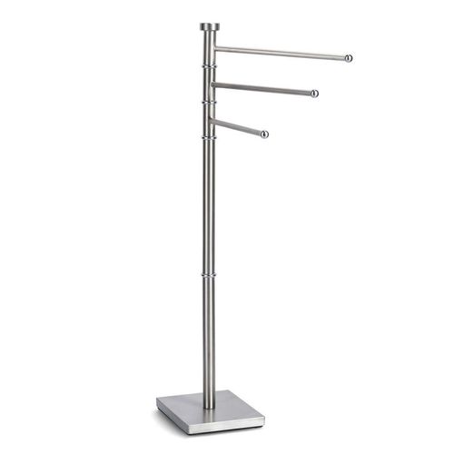 Zeller Present Handtuchhalter , Silber , Metall , 22x88x18 cm , schwenkbar , Badaccessoires, Duschzubehör, Handtuchhalter