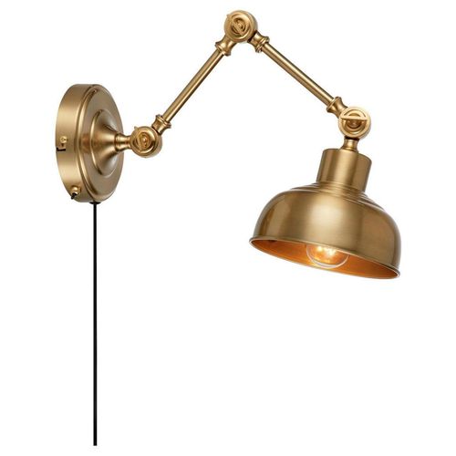 Markslöjd Wandleuchte Grimstad , Messing , Metall , rund,rund , 18 cm , ohne Chemie , Lampen & Leuchten, Innenbeleuchtung, Leuchten nach Räumen,