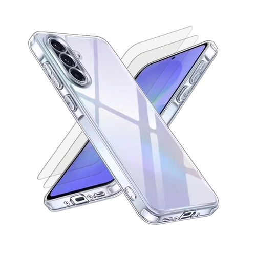Hülle Galaxy A36 und 2 schutzfolien - TPU - Transparent