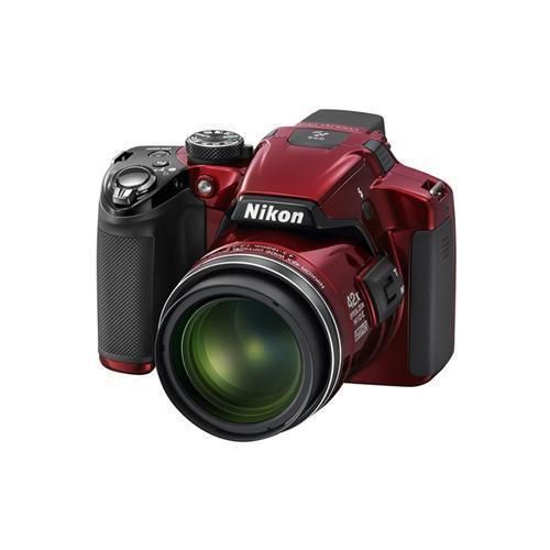 Kompakt Kamera Coolpix P510 - Rot/Schwarz + Nikon Nikkor Wide Optical Zoom 24-1000 mm f/3.0-5.9 f/3.0-5.9