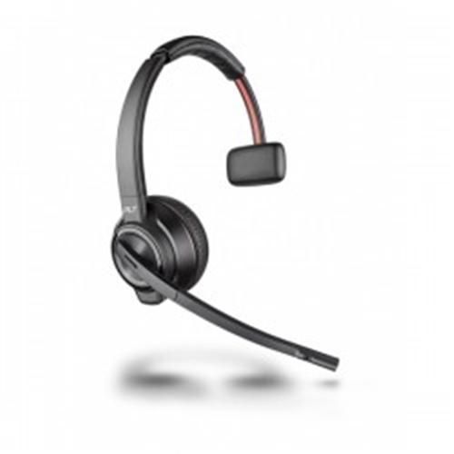 Poly Savi 8210 UC Kopfhörer wireless mit Mikrofon - Schwarz