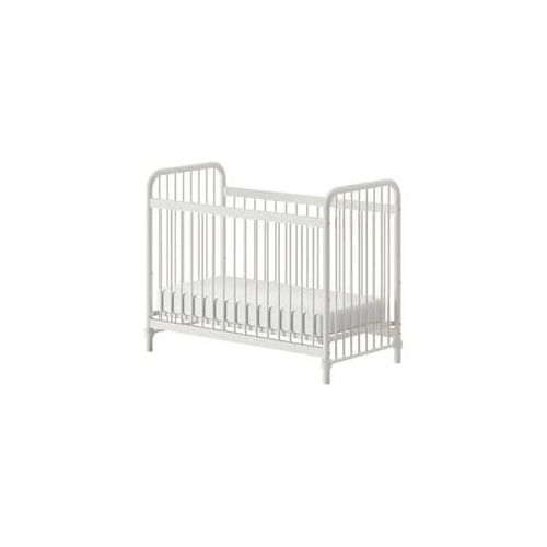 Gitterbett Bronxx ca. 60x120 cm Weiß Matt