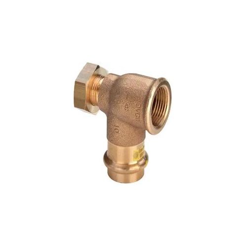 Viega Winkel mit SC Profipress G 2614.6 für Gas in 28mm x Rp1 Rotguss 473747