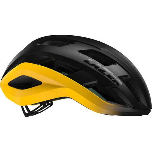 LAZER Rennrad/Gravel-Helm Strada KinetiCore, Black Maple Yellow