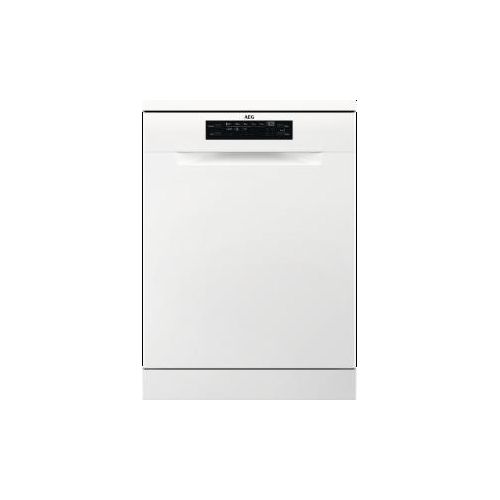 AEG FFB5394XZW, Freistehend, Standardgröße (60 cm), Weiß, Schwarz, Tasten, LED