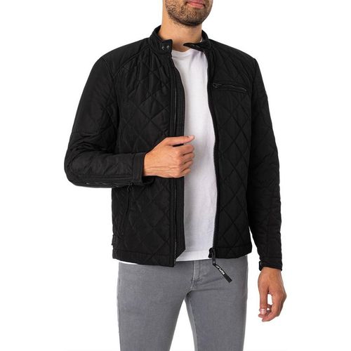 Replay Herren Sakko Schwarz HW Reißverschluss Knopf : Größe - XXL Größe: XXL