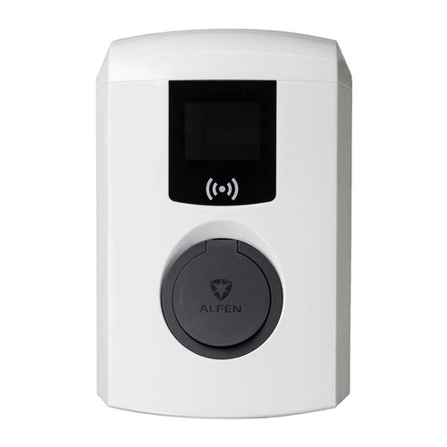 Alfen Eve Single Pro-line 11 kW - Phase 3 - 16A - Typ 2 - Steckdose - Wallbox - inkl. Load Balancing Aktive Lizenz-ALF-S-PRO-LINE-11KW-3PH-16A-DISP-T2-LBA