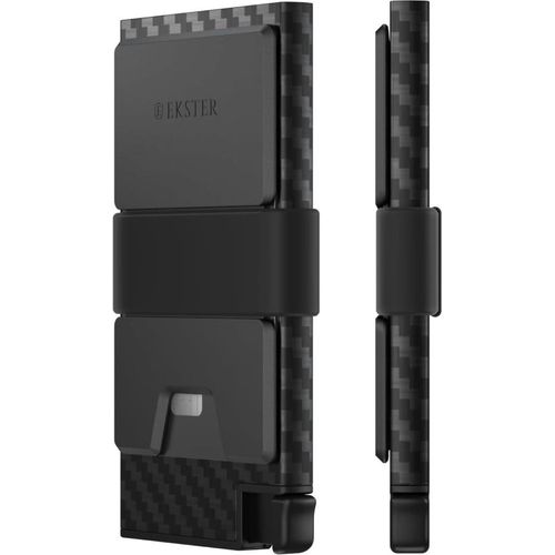 Ekster Karbonfaser Kartenhalter - Kartenhalter für 12 Karten - RFID Sperrung - Brieftasche Kartenhalter - Kohlefaser