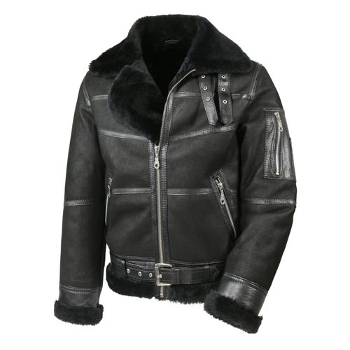 Bomberjacke - B16 - Größe: M | Farbe: Model 5 - Kastanie/Cappuccino