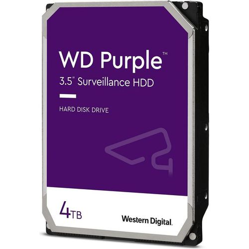 WD Purple Surveillance Hard Drive WD40PURZ - Festplatte - 4 TB - intern - 3.5