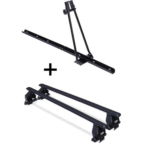Fahrradträger ORION + Dachträger Menabo Tema Stahl kompatibel mit Rover 45 1999-2005