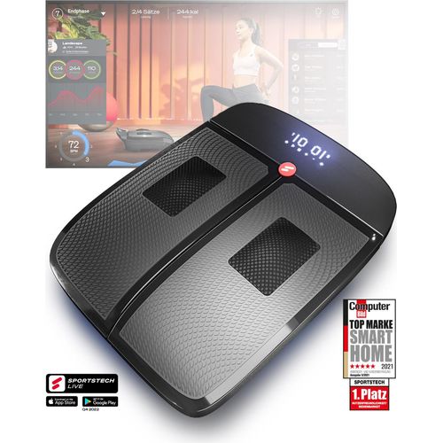 Sportstech Vibrationsplatte VX350 | Massage & Heating Funktion | 50W Motor