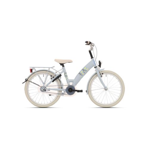 Fahrrad - Kinderfahrrad - Lots of Love 20 Zoll 30 cm Mädchen 3G Felgenbremse Hellblau/Grau