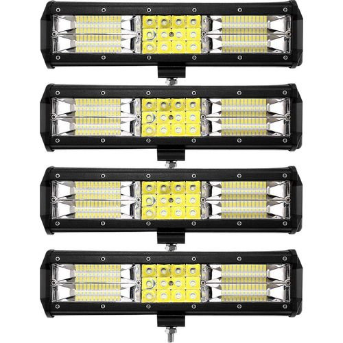 4X 180W LED Arbeitsscheinwerfer Bar,Greenmigo IP67 Zusatzscheinwerfer Arbeitslicht LED Scheinwerfer Arbeitsleuchte