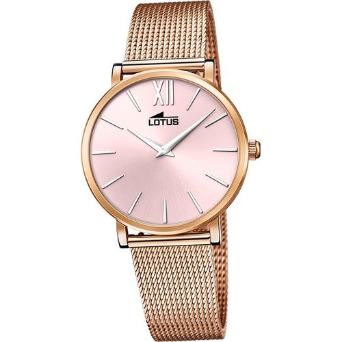 Lotus Edelstahl Damen Uhr Armbanduhr rosegold Elegant Smart Casual D2UL18733/1