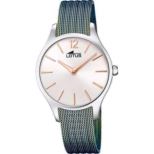 Lotus Edelstahl Damen Uhr Armbanduhr blau grün Elegant Bliss D2UL18749/1