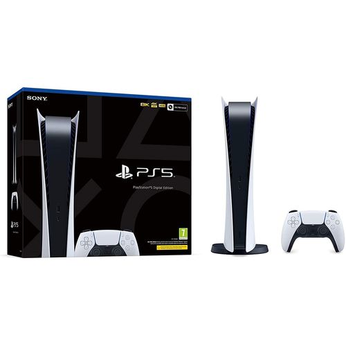 Sony PlayStation 5 Weiß Digital Edition 825GB + PS5 DualSense Controller Pink