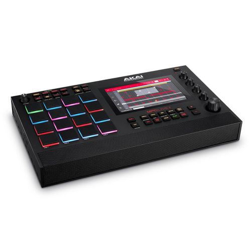 Akai Professional MPC Live II - eigenständige Drum-Machine, Sampler mit integrierten Lautsprechern, Beat-Pads, Synth-Engines und Touchscreen