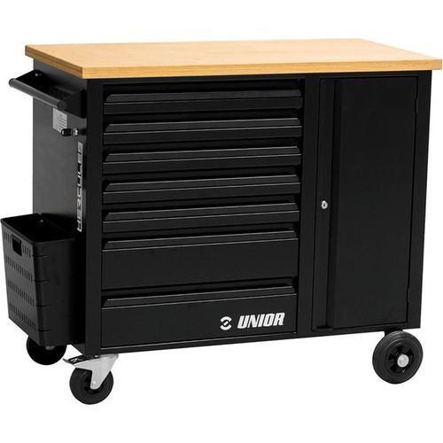 Unior Mobile Werkbank Hercules, schwarz, 940H2-BLACK