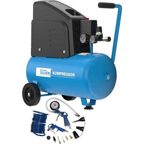 GÜDE Kompressor Druckluftkompressor Luftkompressor 220/8/24 13-teilig
