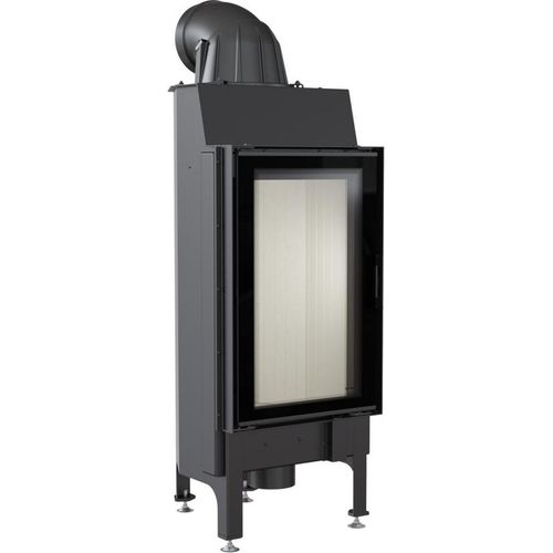 Kamineinsatz aus Stahl KRATKI NADIA 9 kW Ø 200 Doppelverglassung