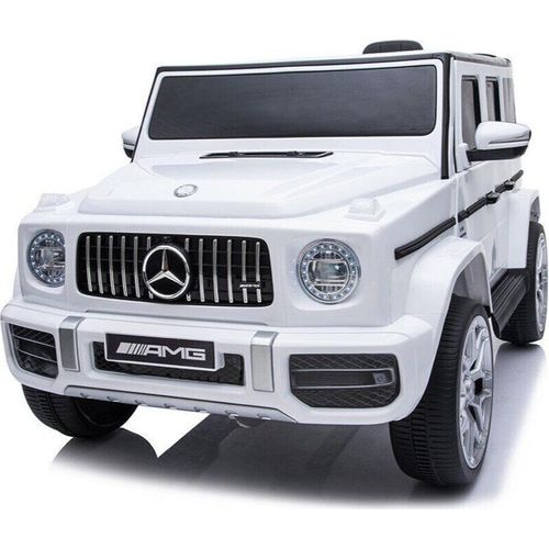 Mercedes-Benz G63 G-klasse Kinderauto - Kinder Elektroauto 12V Bluetooth (Weiß)