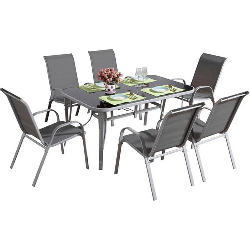 Gartenlounge aus Textilene 