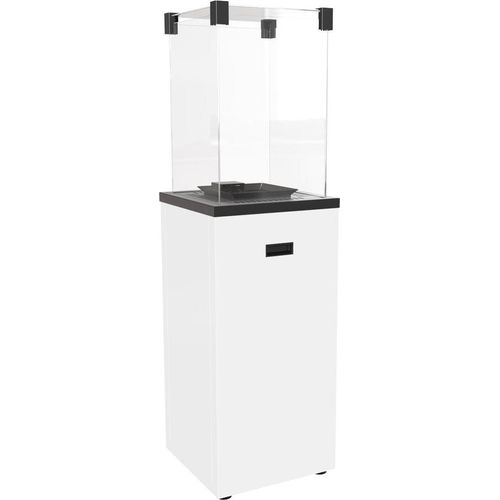 Terrassenheizer Patio Slim Stahl weiß manuelle Steuerung 8,2kW