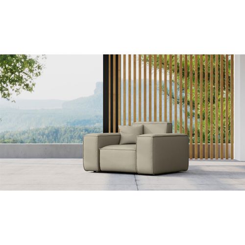 Gartensessel Sessel Loungsessel SUMMER wetterfester Stoff NXL Toffee