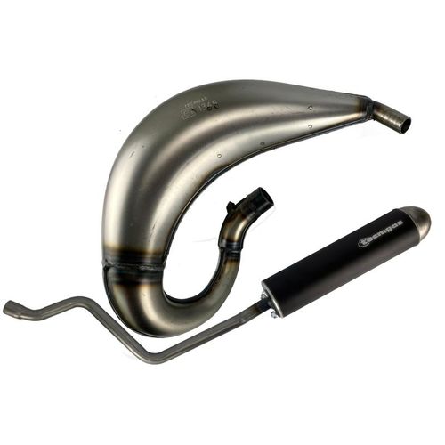 TECNIGAS E-Nox komplette Auspuffanlage - Aluminium schwarz Aprilia MX 50