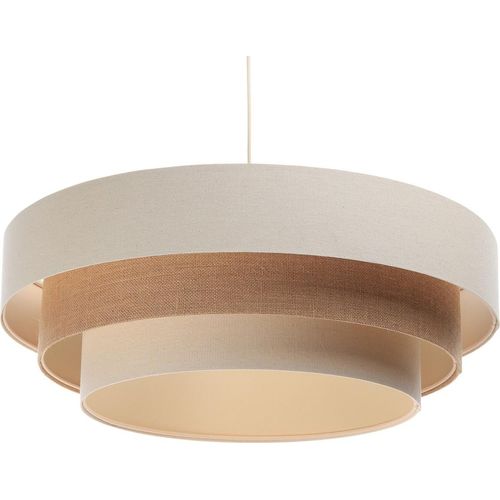 Hängeleuchte Boho weiss beige, creme 1XE27/60w H:102cm Ø:60cm dimmbar