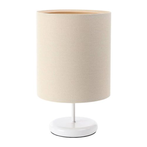 Tischleuchte Boho weiss beige, creme 1XE27/60w H:32cm Ø:20cm
