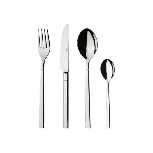 Voldo 30-tlg. Steak / Pizza Besteck Set NEVADA 18/10 Edelstahl poliert, klassisch schlicht - 102-377 - 6 Personen